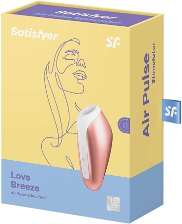 Satisfyer Love Breeze вакуумно-волновой клиторальный стимулятор розовый